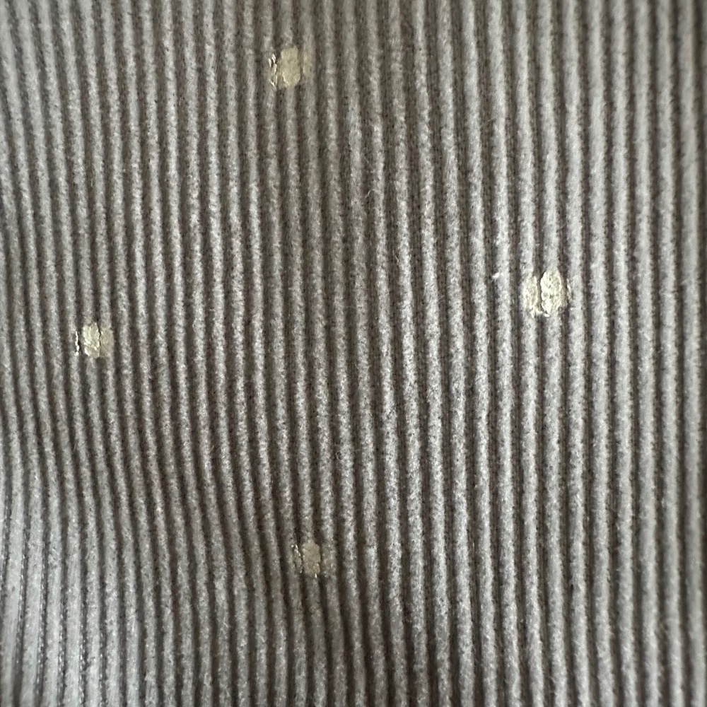 *SOLD*. Carter's Baby Girl 24M Gray & White Polkadots Sleeveless Cotton Dress - Picture 6 of 11